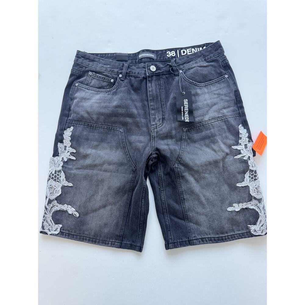 SERENEDE - ''GROWTH'' DENIM SHORTS Size 38